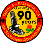Troop 4 90th Anniversay Patch